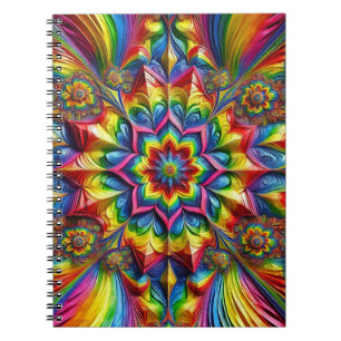Cuaderno Diseño abstracto de portátiles con colores LGBTQ