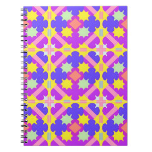 Cuaderno Diseño abstracto geométrico colorido