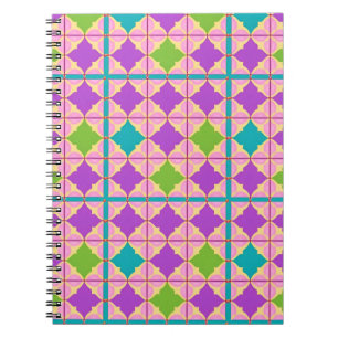 Cuaderno Diseño abstracto geométrico colorido