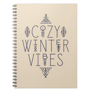 Cuaderno Diseño acogedor de vibraciones de invierno