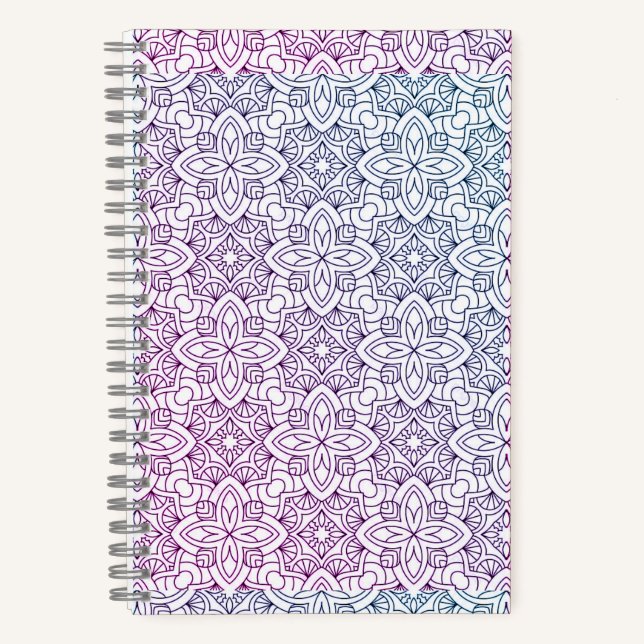 Cuaderno diseño artístico creativo Portátil espiral (Anverso)