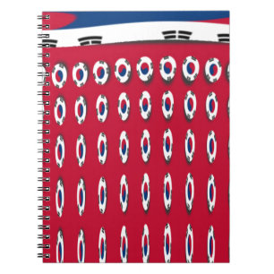 Cuaderno Diseño artístico de la bandera de Punto de Polka e