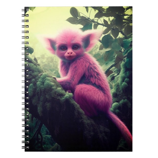 Cuaderno Diseño artístico de monos (Frente)
