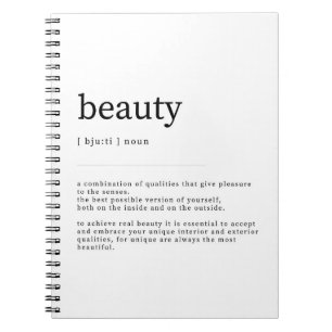 Cuaderno Diseño Belleza Definición Diccionario Imprimir