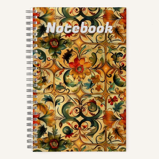 Cuaderno Diseño botánico de la Edad de Oro (Anverso)