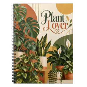 Cuaderno Diseño Botánico de Plantas de Interior Amante de l