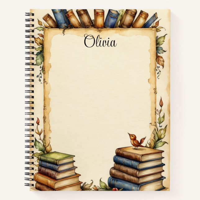 Cuaderno Diseño Caprichoso Personalizable en (Anverso)