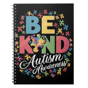 Cuaderno Diseño colorido de conciencia sobre el autismo
