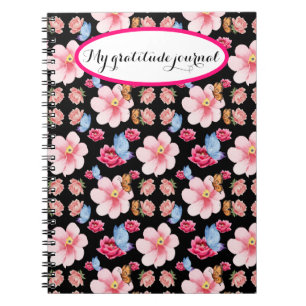 Cuaderno Diseño Colorido de Flor Silvestre