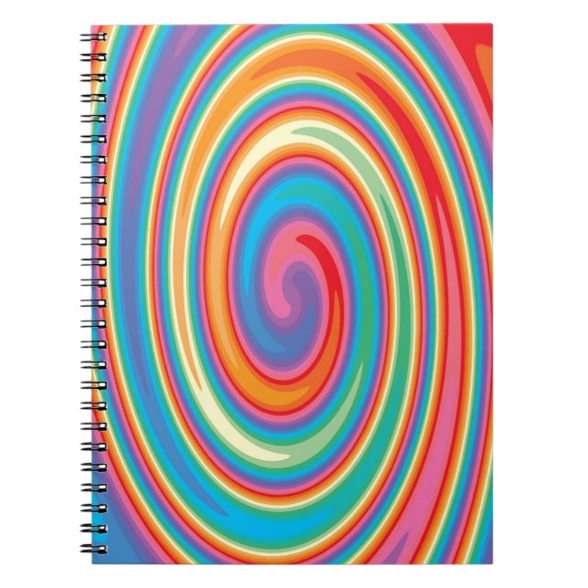 Cuaderno Diseño colorido del molino (Frente)