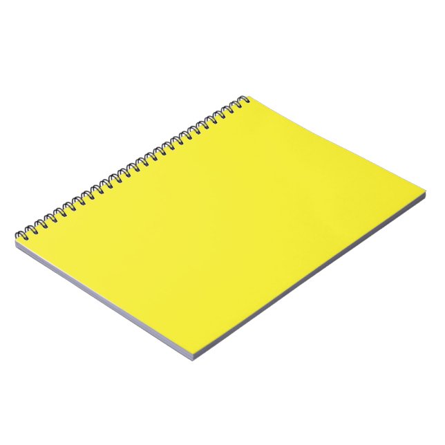 Cuaderno Diseño con fondo amarillo y borde negro (Lado Izquierdo)