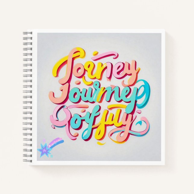 Cuaderno "Diseño creativo y alegre" (Anverso)