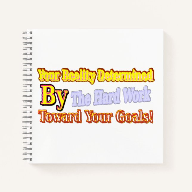 Cuaderno Diseño Cuto De Arte Sobre "Tu Realidad". Comprar (Anverso)