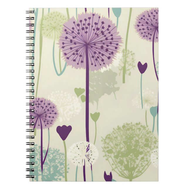 Cuaderno Diseño Dandelion de verano (Frente)