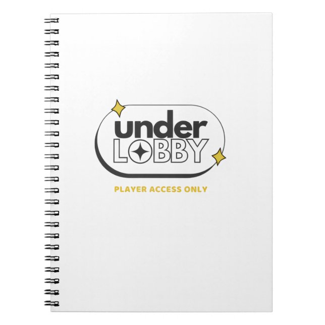 Cuaderno Diseño de acceso a jugador de Under Lobby (Frente)