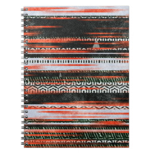 Cuaderno Diseño de alfombras de estribos de estampado étnic