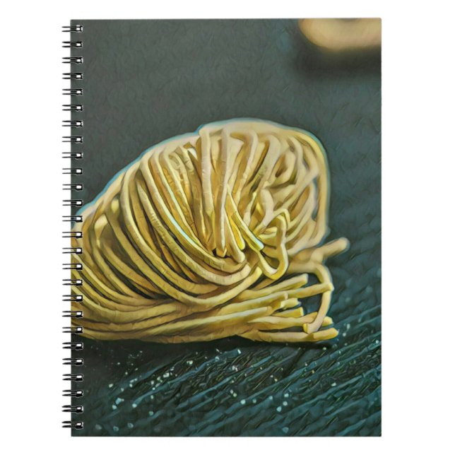 Cuaderno Diseño de amante de los fideos (Frente)