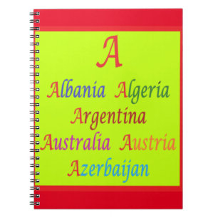 Cuaderno diseño de aprendizaje educativo en palabras de col
