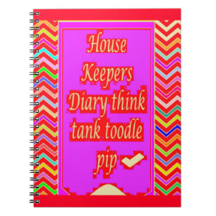 CUADERNO DISEÑO DE ARTE DE ZANY CON PALABRAS DE HOUSEKEEPER