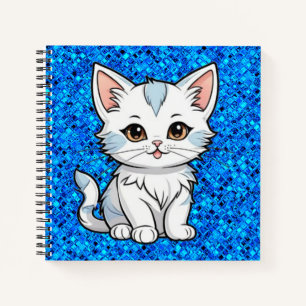 Cuaderno Diseño de arte estilizado de líneas de Personaliza