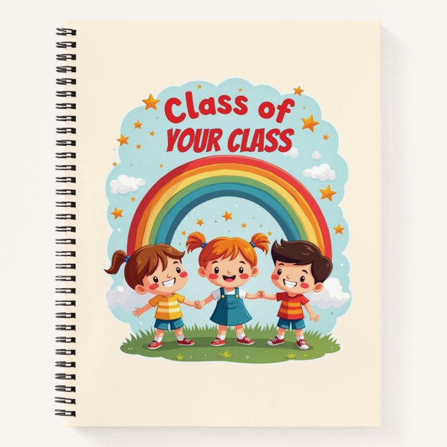 Cuaderno Diseño de aula personalizada para niños (Anverso)