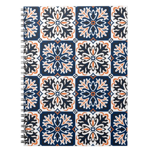 Cuaderno Diseño de azulejos de cerámica azulejos. Talavera  (Frente)