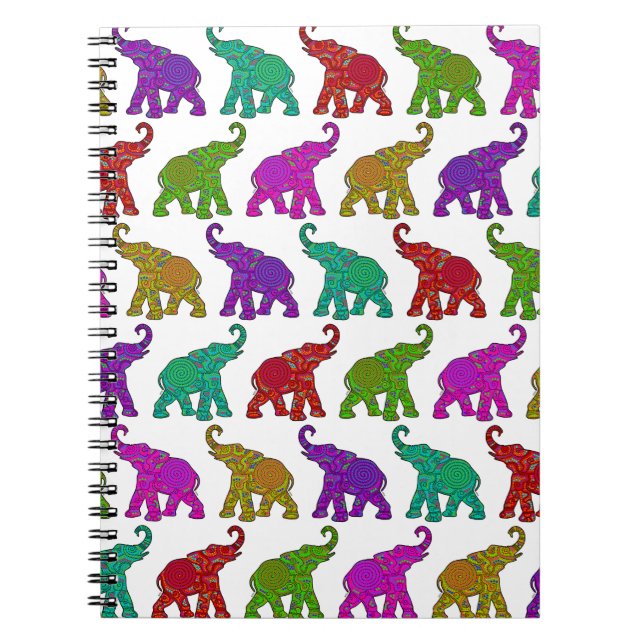 Cuaderno Diseño de baldosas para el patrón Elephant Walk (Frente)