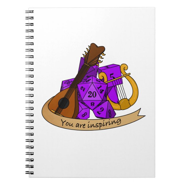 Cuaderno Diseño de Bard Dice (Frente)