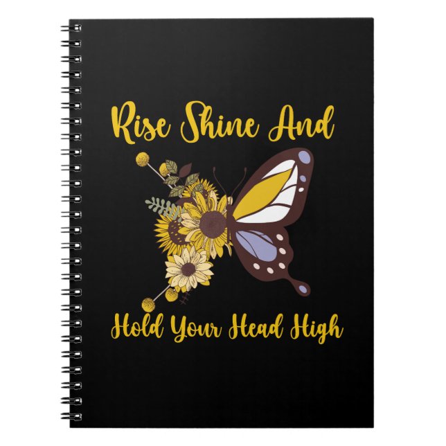 Cuaderno diseño de bebé retro boho (Frente)