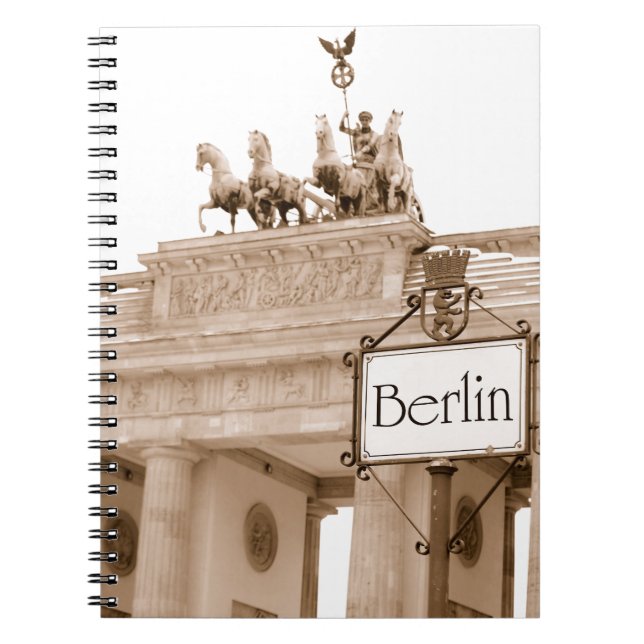 Cuaderno Diseño de Berlín del vintage (Frente)
