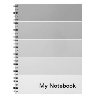 Cuaderno Diseño de bloc de notas con degradado de Personali