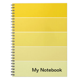 Cuaderno Diseño de bloc de notas con degradado de Personali