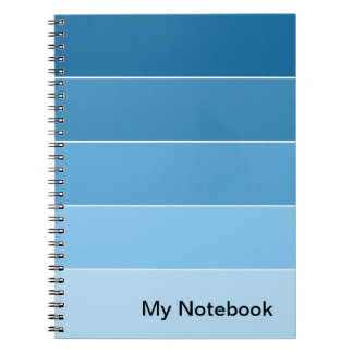 Cuaderno Diseño de bloc de notas con degradado de Personali