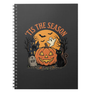 Cuaderno Diseño de broma de calabaza de Halloween2 (2)_1