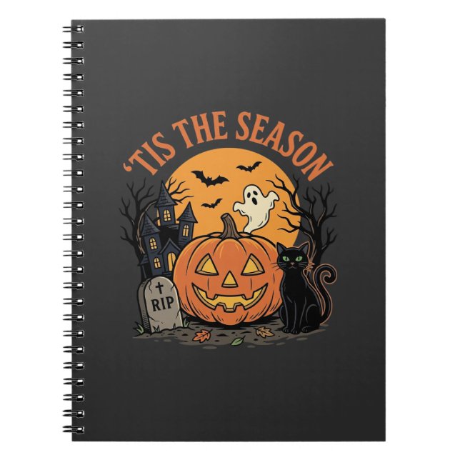 Cuaderno Diseño de broma de calabaza de Halloween2 (2)_1 (Frente)