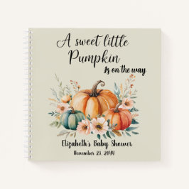 Cuaderno Diseño de calabaza pequeña dulce - Personalizado p