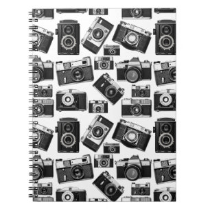 CUADERNO DISEÑO DE CÁMARAS DE RETRO EN BLANCO Y NEGRO CL