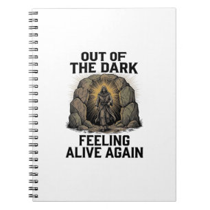 Cuaderno Diseño de camiseta con grabado de revival de cueva