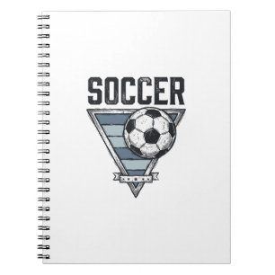 Cuaderno Diseño de camiseta con insignia triangular de baló