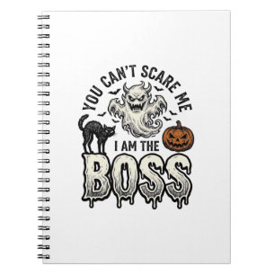 Cuaderno Diseño de camiseta de grabado vintage de fantasma 