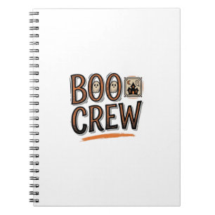 Cuaderno Diseño de camiseta de grabado vintage de Halloween