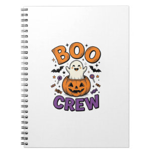 Cuaderno Diseño de camiseta de Halloween de calabaza fantas