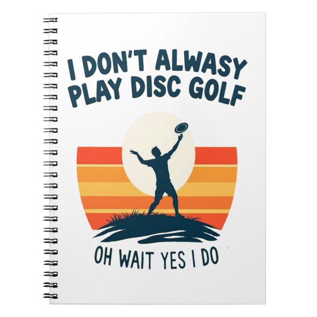 Cuaderno Diseño de camiseta de Lover para Disk Golf (Frente)