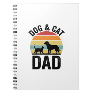 Cuaderno Diseño de camiseta para amante de mascotas vintage