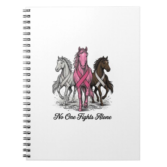 Cuaderno Diseño de camiseta vectorial de caballo de apoyo a (Frente)