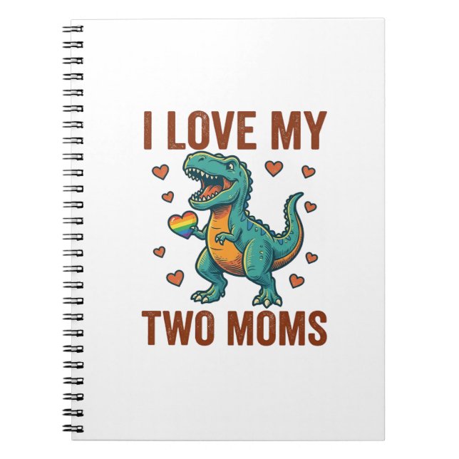 Cuaderno Diseño de camiseta vectorial de dinosaurio del org (Frente)