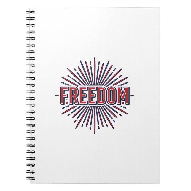 Cuaderno Diseño de camiseta vectorial de fuegos artificiale (Frente)