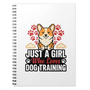 Cuaderno Diseño de camiseta vintage de chica de entrenamien