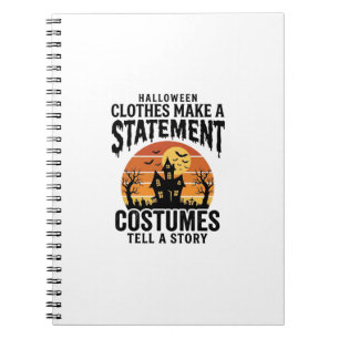 Cuaderno Diseño de camiseta vintage de declaración de disfr
