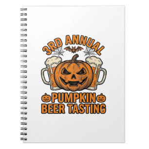 Cuaderno Diseño de camiseta vintage de degustación de cerve